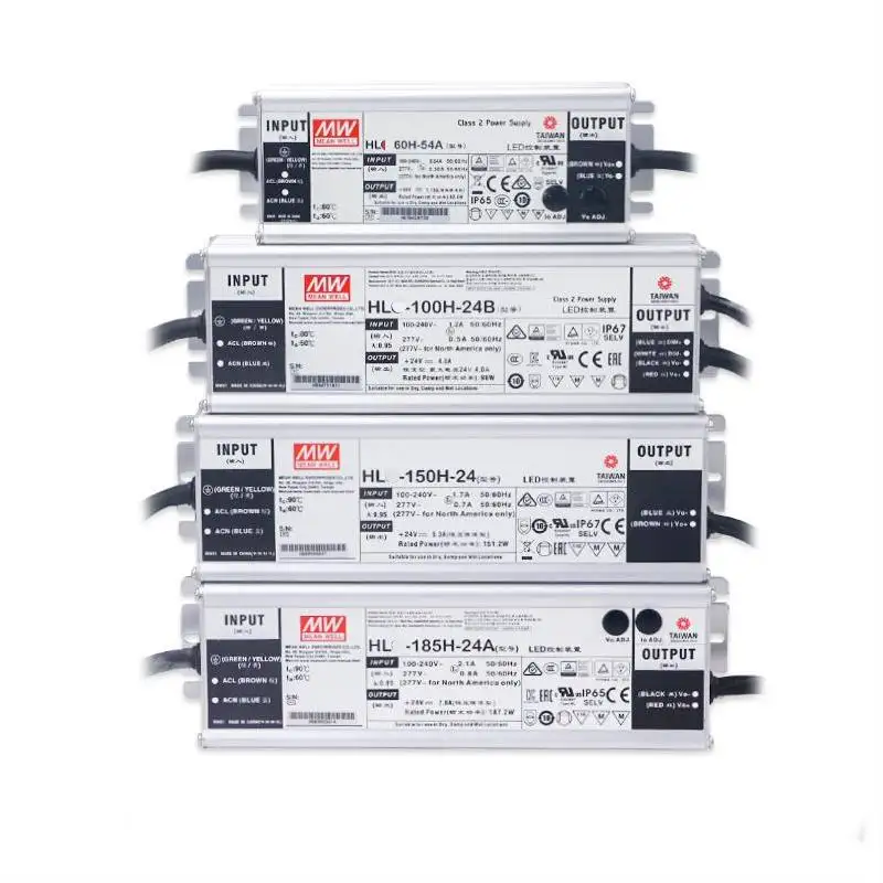 Maksud Well HL Driver Led 40W 60W 80W 100W 120W 150W 185W 240W 320W 480W 600W 12V 15V 20V 24V 30V 36V 42 catu Daya 48V 54V