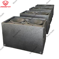 Subwoofer de escenario de Audio profesional Sistema 8006 PA Subwoofer de 2*18 pulgadas Subwoofer de graves de alta potencia Subwoofer de graves de 18 pulgadas