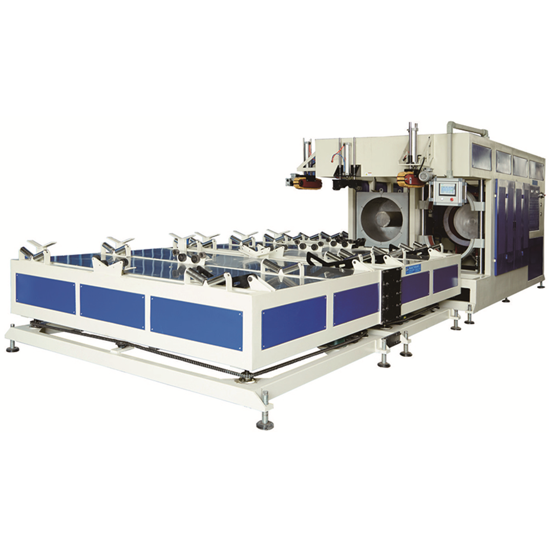 200mm Double outlet pipe belling machine pvc conduit pipe belling machine