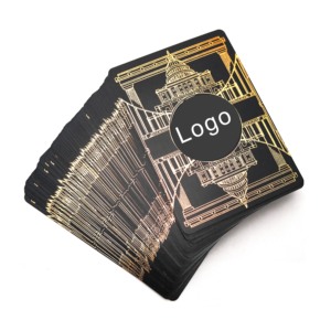 Cartas de tamaño de póker de 63x88mm, regalos de juegos, naipes personalizados con caja, logotipo de impresión frontal y posterior, novedad - Product Image 3