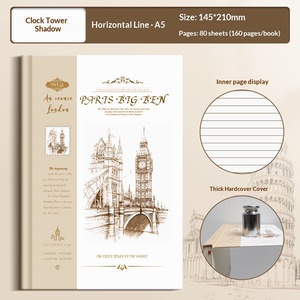 Cuaderno de Escritura Creativa con Cubierta de Papel Retro Hecha a Mano, Diseño Plano para Viajes, Encuadernación Resistente, Venta al Por Mayor - Product Image 4