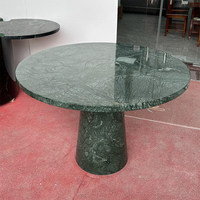Table à manger en marbre vert naturel du Guatemala Cammy Stone, style italien minimaliste, multifonctionnelle, moderne, imperméable, meubles pour la maison