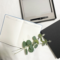 Ensemble de boîtes cadeaux pour carnet personnalisé - Cahiers en cuir PU A5, agenda, livre avec logo imprimé, fournitures de bureau pour la vente en gros
