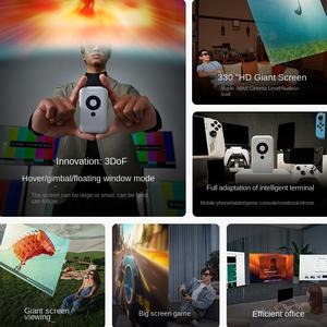 Gafas Inteligentes de RA <span class=keywords><strong>XREAL</strong></span> <span class=keywords><strong>Air</strong></span> 2 con Pantalla Micro-OLED Proyección Gigante Portátil Conexión Directa a Consola de Juegos Hardware de RA Portátil - Product Image 3