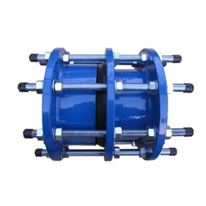Pipe Fitting Pipeline Iron Double Flange Coated Ductile Iron Wide Range Universal Coupling Iron Di Dismantling Joint