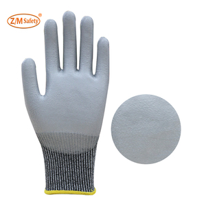 Excellente dextérité et respirabilité Gants HPPE anti coupure 5 confortables et doux avec revêtement en PU - Product Image 5