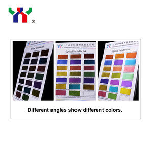 Encre d'impression à écran variable optique Ceres YY13, couleur vibrante vert herbe à bleu, professionnelle, anti-contrefaçon - Product Image 5