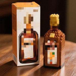 Ensemble de blocs de construction en plastique personnalisés MOC pour bouteille de whisky, pour une présentation élégante <span class=keywords><strong>et</strong></span> un cadeau personnalisé - Product Image 6