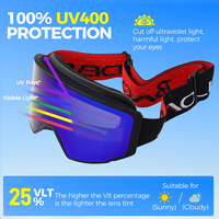Lunettes de ski à lentilles cylindriques Ultra HD, optique cristalline, lunettes de snowboard, vraies couleurs, sports de plein air, résistance aux chocs