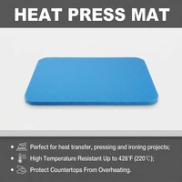 Tapis de pressage portable isolant de différentes tailles, personnalisé, en vinyle résistant à la chaleur pour la couture, le quilting et la broderie