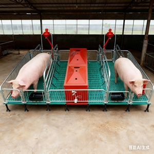 Sows yavrulama kasaları hayvan kafesleri domuz kafesi için yeni çift birim h-tipi domuz yetiştiriciliği ekipmanları - Product Image 3