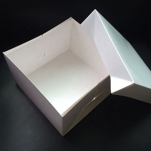 Boîte à gâteau portable avec fenêtre 10-30 pouces, boîtes à pâtisserie de mariage - Product Image 5