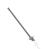 Antenne de lecteur RFID UHF sans fil 8dBi à gain élevé 50 watts, omnidirectionnelle, en ABS blanc, 5.8G, protocole ISO 18000-6C, avec relais N