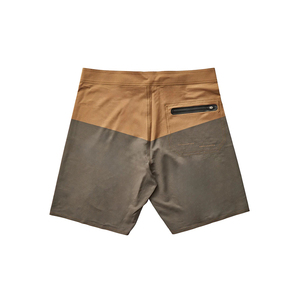2023 nouveau Design nouveau Style hommes slip de bain Boxer court Polyester recyclé couleur unie maillot de bain Shorts - Product Image 2