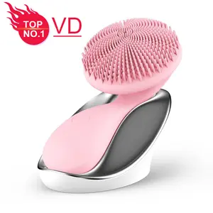 2-IN-1 Vibrating Pore Deep Silicone Facial Cleansing Brush