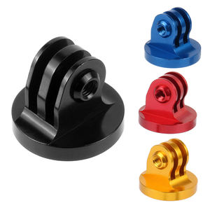 HONGDAK Accessoire de caméra d'action en alliage d'aluminium 1/4 Adaptateur de filetage pour trou de vis Support de trépied pour <span class=keywords><strong>GoPro</strong></span> 13/12/<span class=keywords><strong>11</strong></span>/<span class=keywords><strong>10</strong></span>/9 Insta360 X4 X5 - Product Image 2