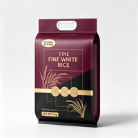 Vente en gros Sacs d'emballage de riz pour 2 kg 5 kg 10 kg Sacs d'emballage de riz en plastique à joint latéral 1kg Sac de riz jasmin classique avec poignée