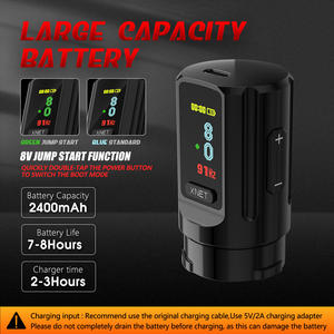 XNET Wilk 2400mAh Brushless Motor Tattoo Gun Professional Wireless Rotary Tattoo <span class=keywords><strong>Machine</strong></span> <span class=keywords><strong>Pen</strong></span> avec batterie de rechange pour artistes - Product Image 6