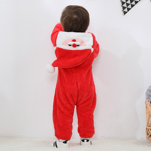 TONWHAR OEM ODM personalizado niños <span class=keywords><strong>Santa</strong></span> <span class=keywords><strong>Claus</strong></span> disfraces de peluche bebé mamelucos Animal disfraz para niños - Product Image 4