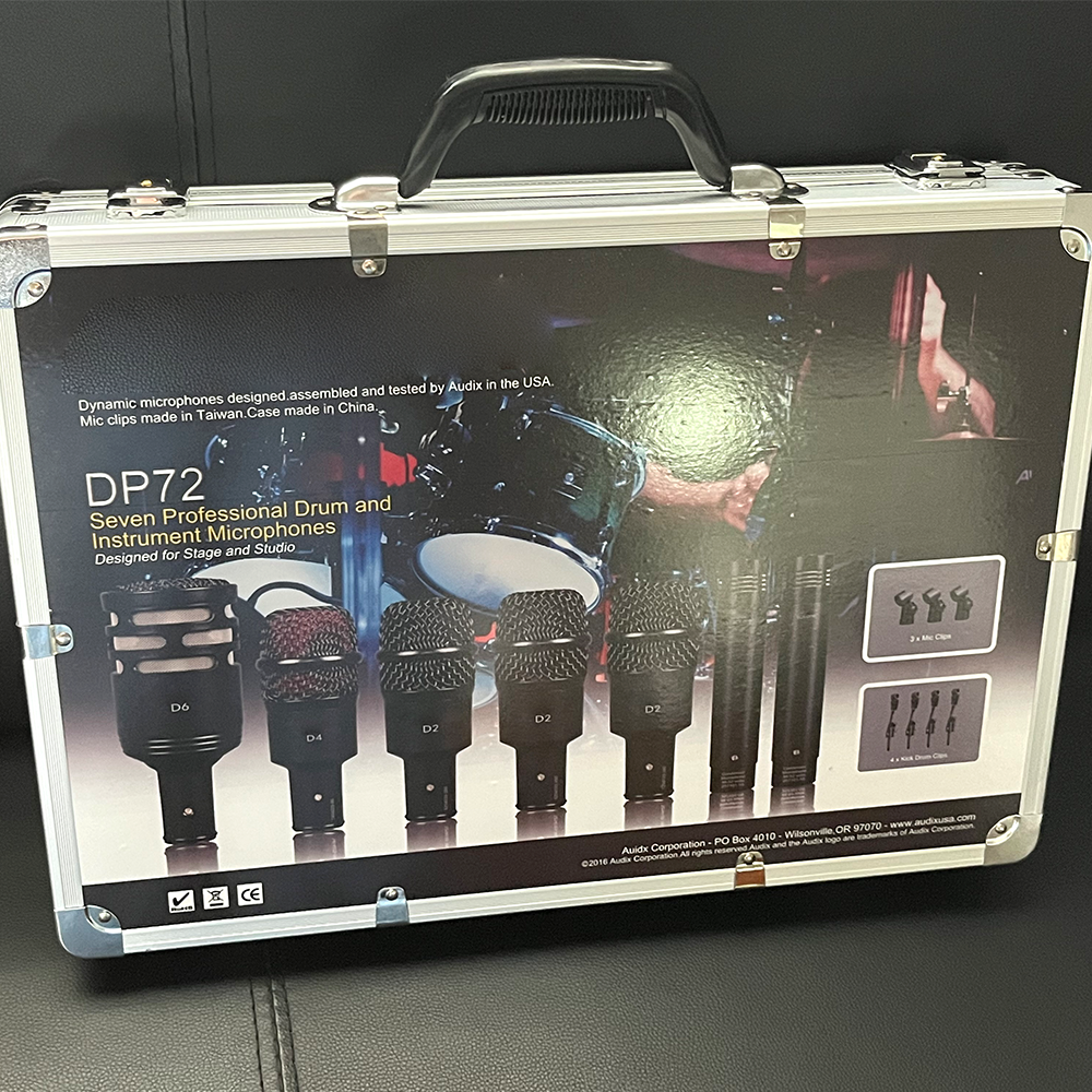 Audix DP72 Professional 7-Pc Drum Microphone Kit - Dynamic Mics