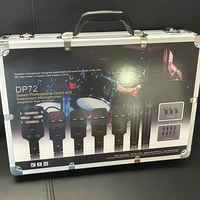 Audix DP72 Kit de Microphones de Batterie Professionnel pour Instrument de Musique, Lot de 7 Micros pour Kit de Batterie Professionnel