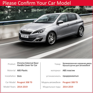 Pour <span class=keywords><strong>Peugeot</strong></span> <span class=keywords><strong>308</strong></span> T9 <span class=keywords><strong>SW</strong></span> GT <span class=keywords><strong>2014</strong></span> 2015 2016 2017 2018 2019 Luxuriou Chrome Poignée De Porte Garniture de Couverture de Voiture Ensemble de Prises <span class=keywords><strong>Accessoires</strong></span> De Coiffure - Product Image 6