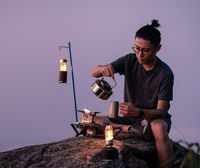 Bouilloire d'extérieur en acier inoxydable 304, pot de pique-nique portable pour le camping et la randonnée