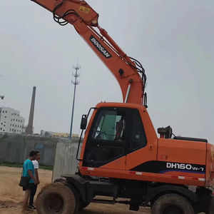Excavatrice multifonctionnelle sur chenilles d'origine coréenne DOOSAN DH160 d'occasion Hyundai à haut rendement en bon état en vente - Product Image 1