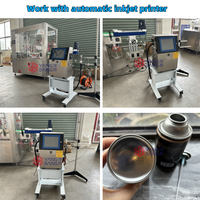 YB-QW2 aérosol entièrement automatique peut corps Spray désodorisant peinture déodorant parfum propulseur remplissage scellage Machine