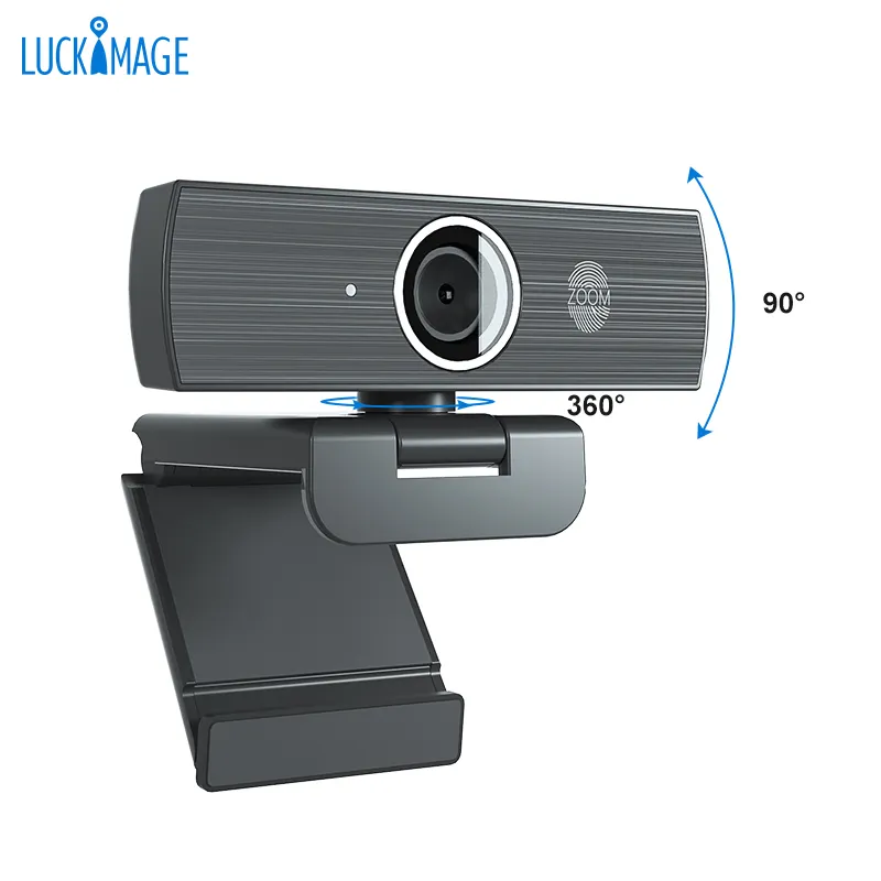 Luckimage Webcam 60fps Camara Web Full Hd 4K Webcam Met Afstandsbediening