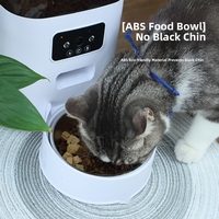 Distributeur automatique de nourriture pour animaux de compagnie intelligent 6L avec caméra, contrôle à distance par application WiFi, double sortie, distribution uniforme pour chats et chiens