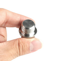 Bouchons de tuyauterie filetés à tête hexagonale en acier inoxydable DIN 910, bouchons de tuyauterie, vis de bouchon