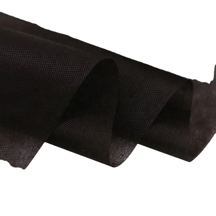 Tissu imprimé noir personnalisé, 50 pièces, 175mm 260mm, 25gsm, fournitures d'usine, tissu Non tissé