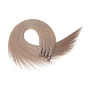 Jasmine Beauty Double Drawn I Tip Human Hair Extensions <b>Russian</b> Blonde Raw Virgin 100% Remy I-tip Hair Human Hair Extensions - Product Image 5