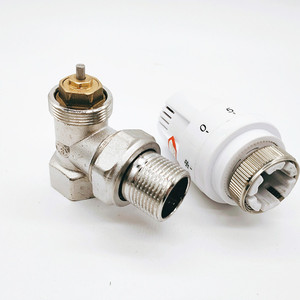 <span class=keywords><strong>Valvola</strong></span> Termostatica Intelligente Angolare per Radiatore con Placcatura in Rame-Nichel per Sistema di Riscaldamento Domestico a Controllo di Temperatura - Product Image 2