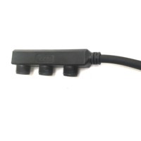 Cable Divisor de Energía LLT M16 F, 1 Salida, 3 Ramificaciones, 2 y 3 Pines, Impermeable IP67, Conector