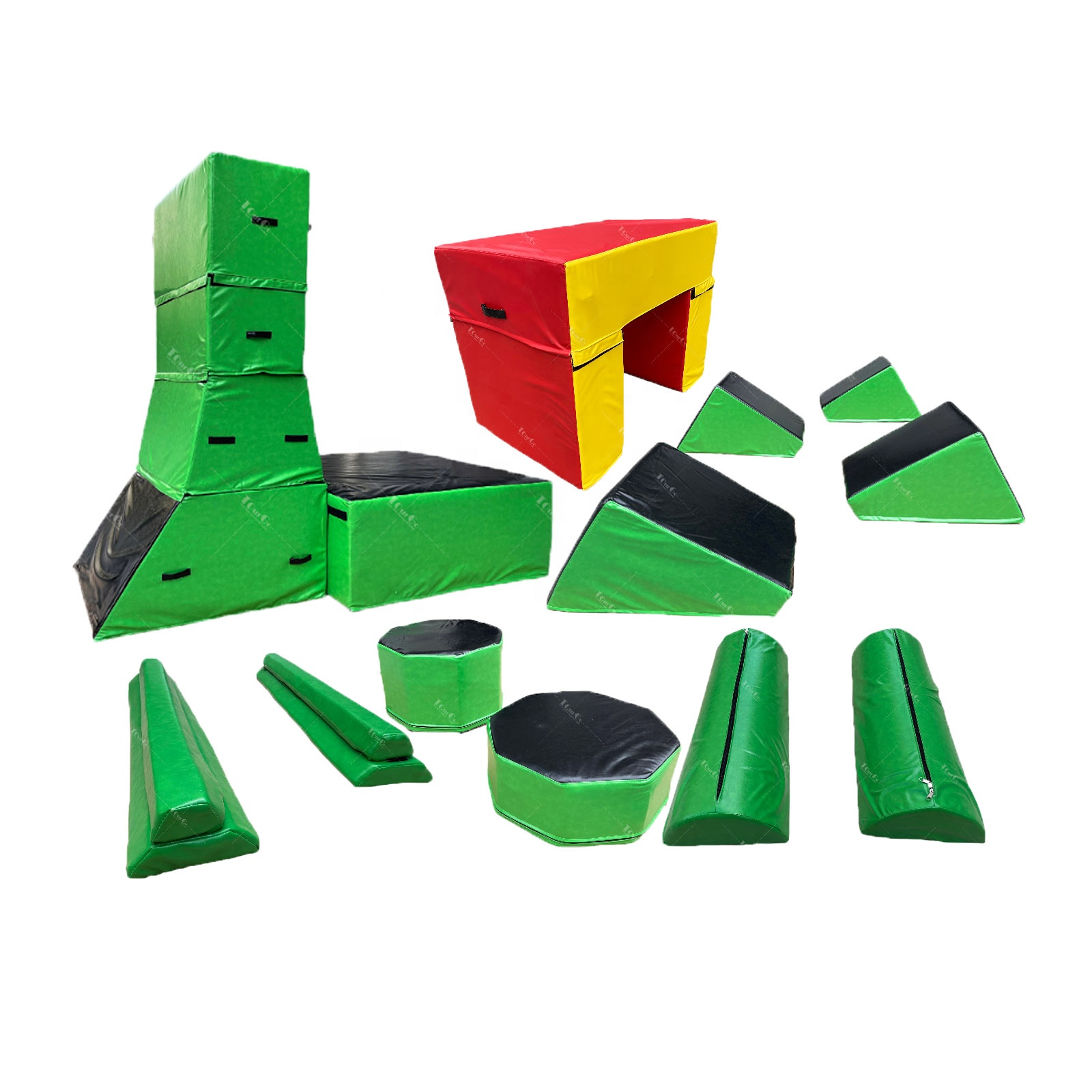 Гимнастический коврик ниндзя, препятствия воина, курсовое оборудование, для помещений, для детей, мягкая пена, альпинистские блоки, игровые наборы