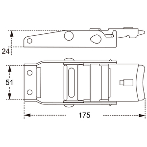 Correa <span class=keywords><strong>de</strong></span> correa <span class=keywords><strong>de</strong></span> PP negra <span class=keywords><strong>de</strong></span> 0,7 m, correa <span class=keywords><strong>de</strong></span> amarre <span class=keywords><strong>de</strong></span> carga <span class=keywords><strong>para</strong></span> cortina lateral con hebilla central <span class=keywords><strong>para</strong></span> camión - Product Image 6