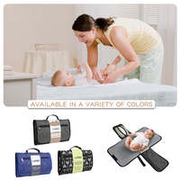 Tapis à langer portable pour bébé - Tapis à langer et sac de voyage pour le change de couches