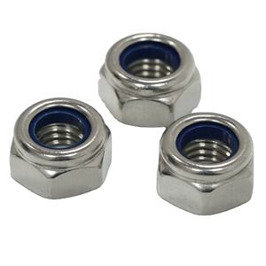 Type dominant de couple DIN 985 contre-écrous en nylon de sortilège, <span class=keywords><strong>M10</strong></span>-1.5 SS304 - Product Image 1