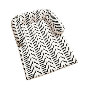 Pet Cushion Rectangle Herringbone Pattern Thickened Memory Foam <b>Dog</b> Bed Four Seasons Washable Pet Mat - Product Image 1