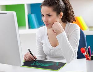 Tavoletta da disegno LCD da 8.5 pollici per giocattoli per bambini strumenti di pittura elettronica lavagna per scrivere ragazzo bambini giocattoli educativi regali - Product Image 4