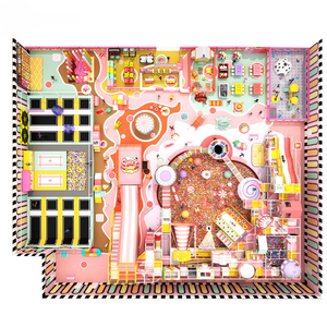 Équipement de jeu sensoriel interactif personnalisable pour tout-petits, structure d'escalade souple, labyrinthes uniques, aire de jeux intérieure pour enfants - Product Image 2