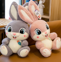 Peluche Lapin Rose Japonais Xinhui, Grande Poupée Rembourrée pour Enfants et Bébés avec Fonction Anti-Stress