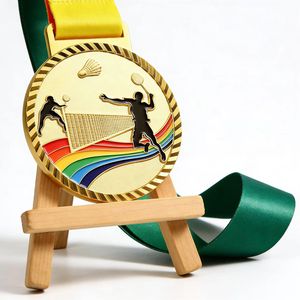 Medaglia Placcata Oro Personalizzata per Tutte le Competizioni/Maratonette/Challenges di Step - Offerta Speciale Direttamente dalla Fabbrica - Product Image 2