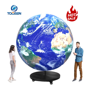 屋内屋外3Dグローブ<span class=keywords><strong>LED</strong></span>ディスプレイ球径1m/1.5m/2m/2.5m/3mLEDボール形状カスタマイズされた球形<span class=keywords><strong>LED</strong></span>スクリーンイベント用 - Product Image 1