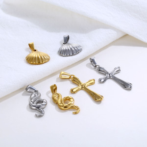 Aço inoxidável Crucifixo Charme Jóias Religiosas Homens Cruz Pingente Vintage Gothic Punk Barroco Cruz Colar Pingente para As Mulheres - Product Image 5