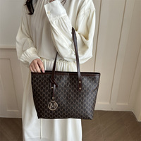 Sac fourre-tout de luxe pour femme 2026, en cuir PU, imprimé lettres, sac à bandoulière grande capacité, style créateur, sac à main élégant pour femme