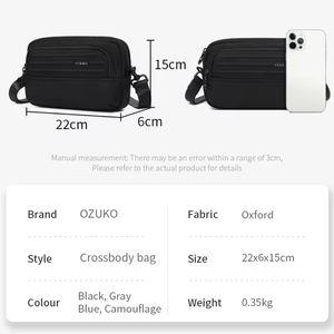 กระเป๋าสะพายข้างกันขโมย น้ำหนักเบา กันน้ำ สำหรับใส่แล็ปท็อป เหมาะสำหรับผู้ชาย ดีไซน์ทันสมัย - Product Image 3