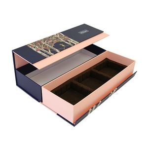 Box Packaging Manufacturer Custom Luxury Rigid <b>Paper</b> Cardboard Premium Magnet Closure Hardcover <b>Paper</b> Box Double Door - Product Image 3